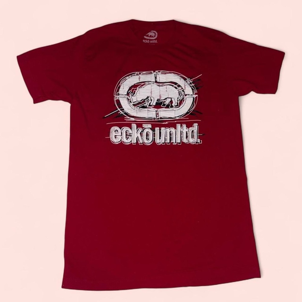 Ecko Unlimited Red Graphic Tee